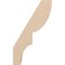 Ekena Millwork 3-inch W x 6-inch D x 10-inch H Ridgewood Rough Cedar Woodgrain TimberThane Knee Brace, Primed BRCUR03X06X10RIDRCPR - alternate 5